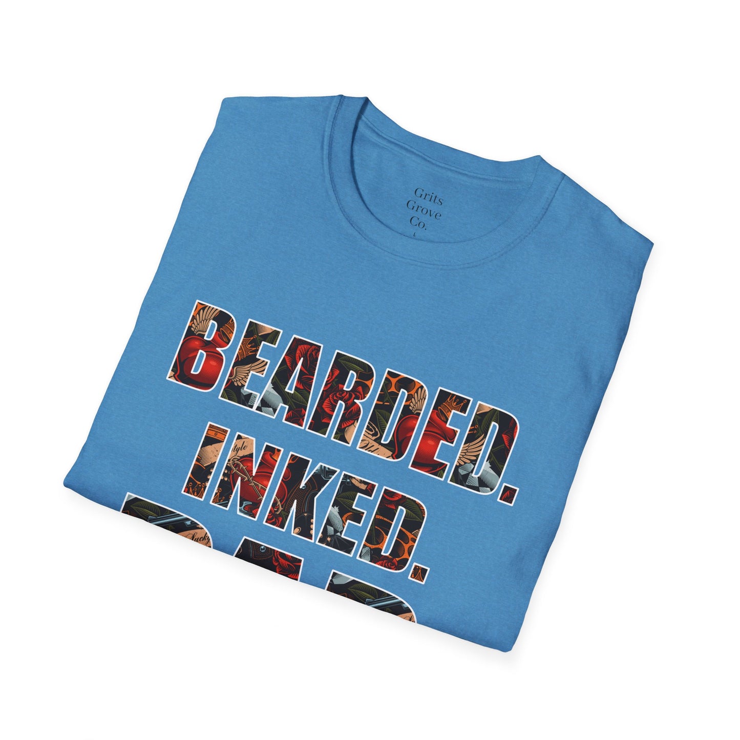 Bearded Inked Unisex Softstyle T-Shirt