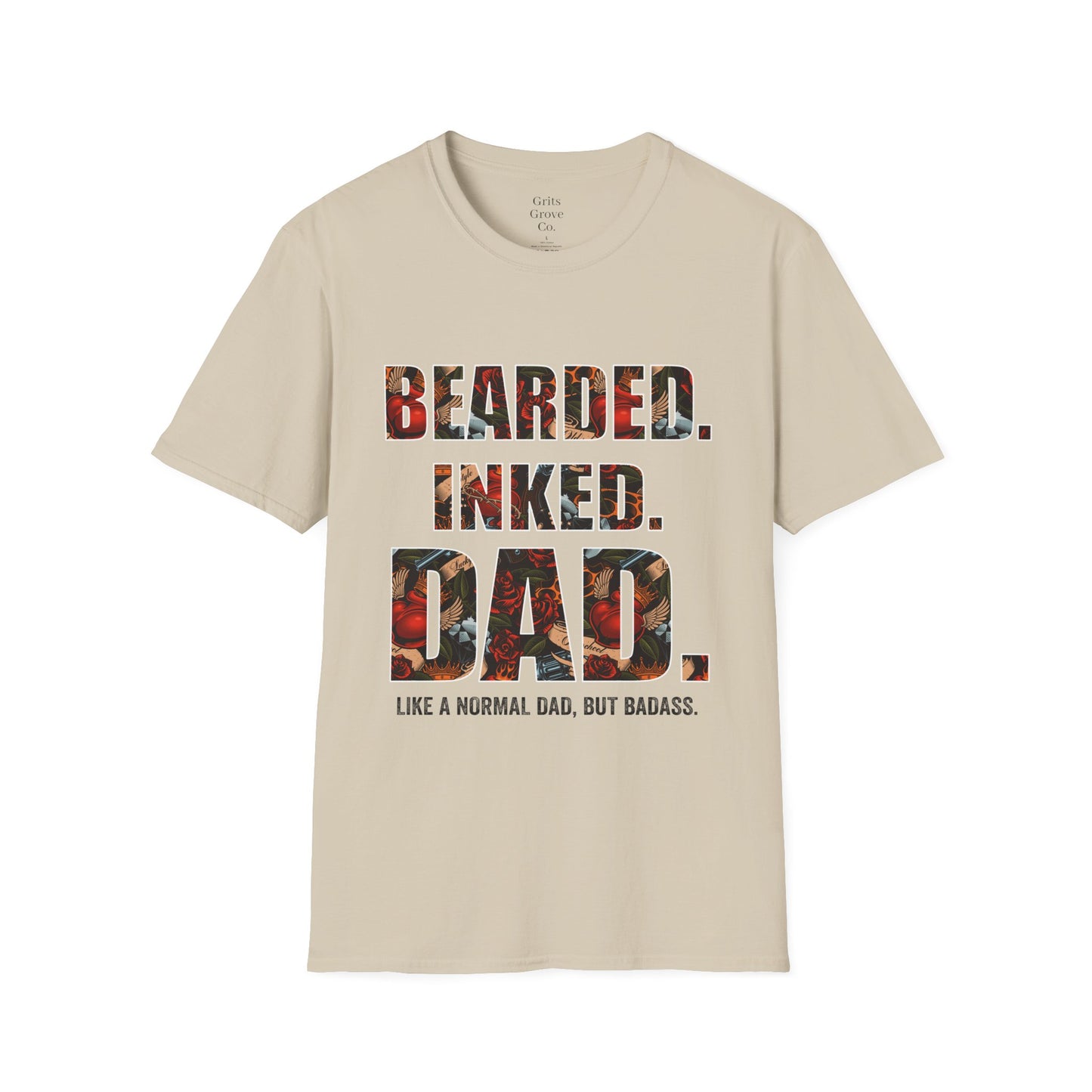 Bearded Inked Unisex Softstyle T-Shirt