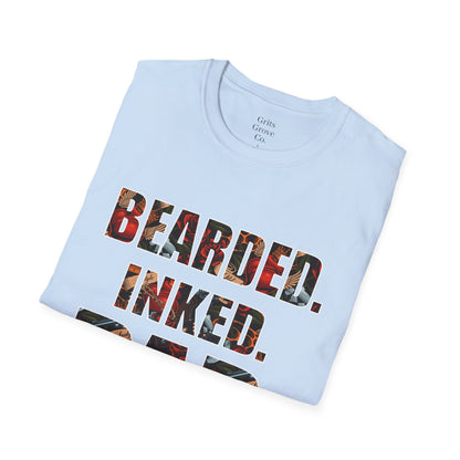 Bearded Inked Unisex Softstyle T-Shirt