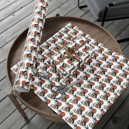 Beach Skull Gift Wrap Papers