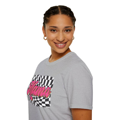 Checkered Mams Unisex Softstyle T-Shirt