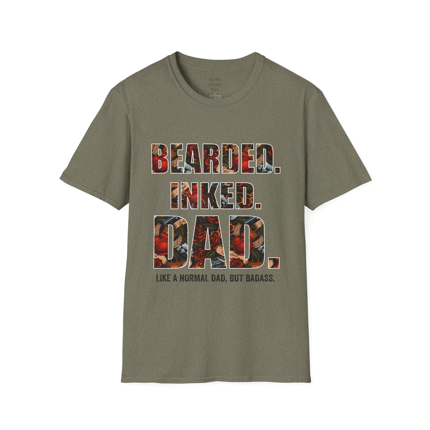 Bearded Inked Unisex Softstyle T-Shirt