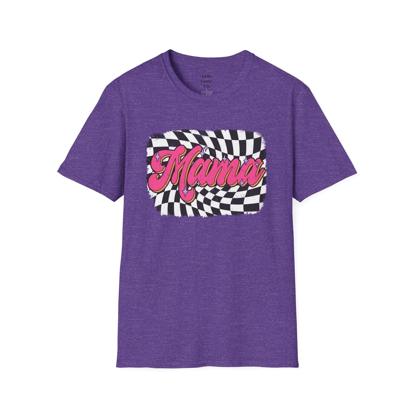 Checkered Mams Unisex Softstyle T-Shirt