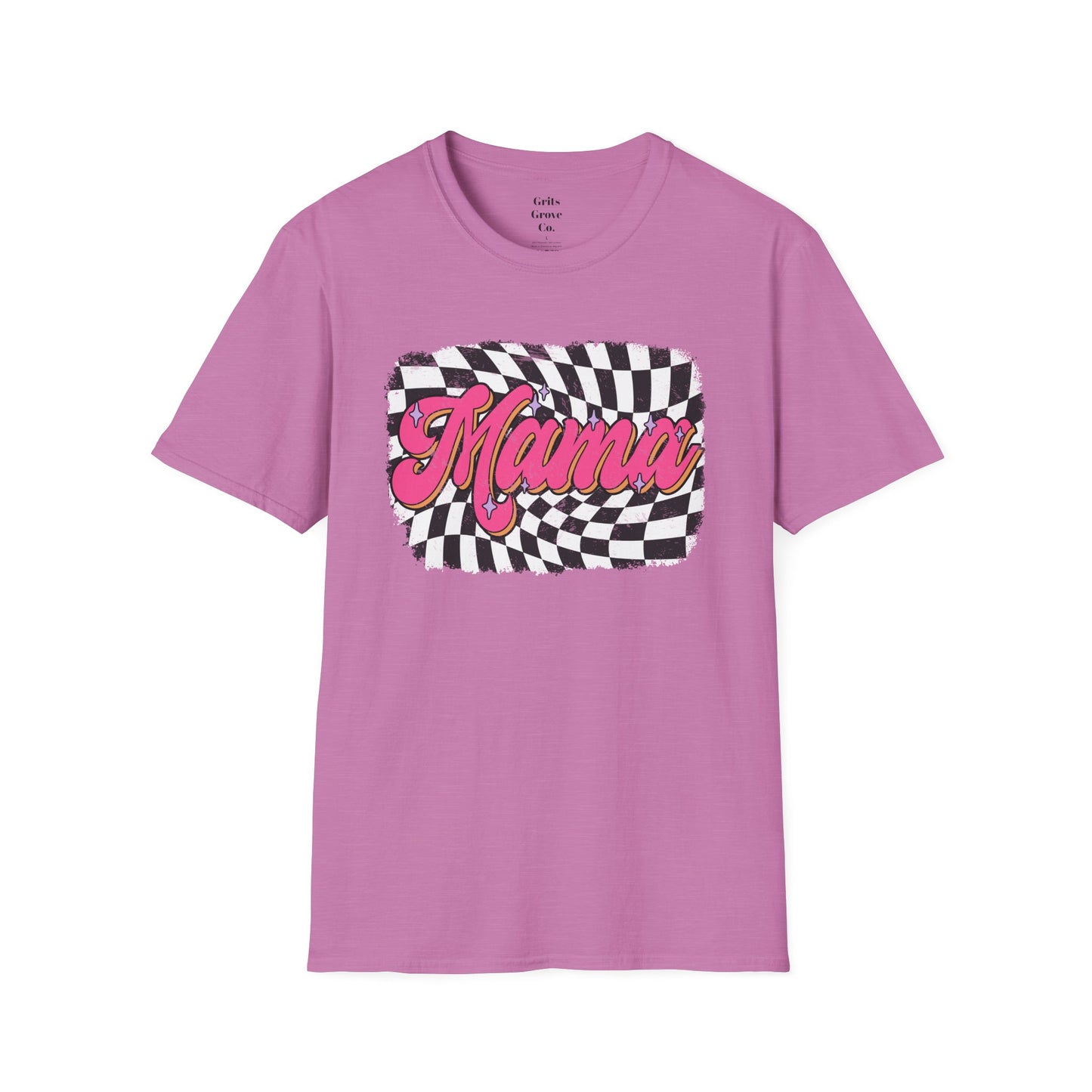 Checkered Mams Unisex Softstyle T-Shirt