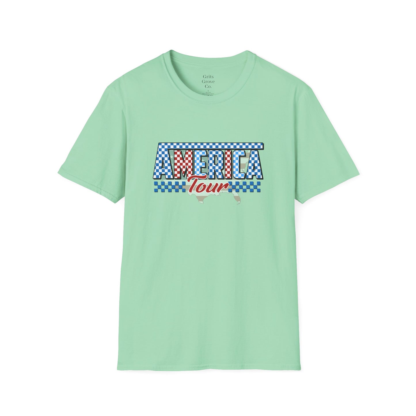 America Tour Unisex Softstyle T-Shirt