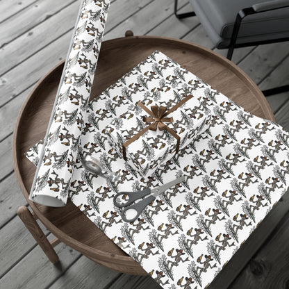 Surfing Skull Gift Wrap Papers