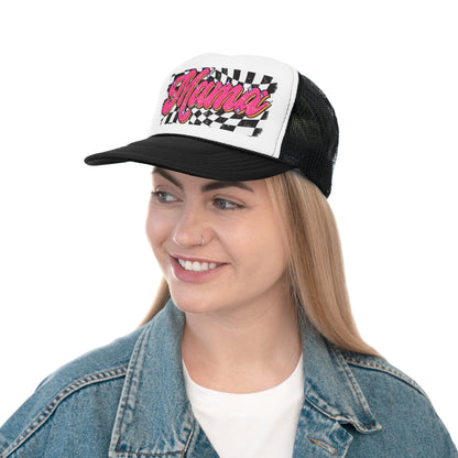 Mama Checkered Trucker Cap