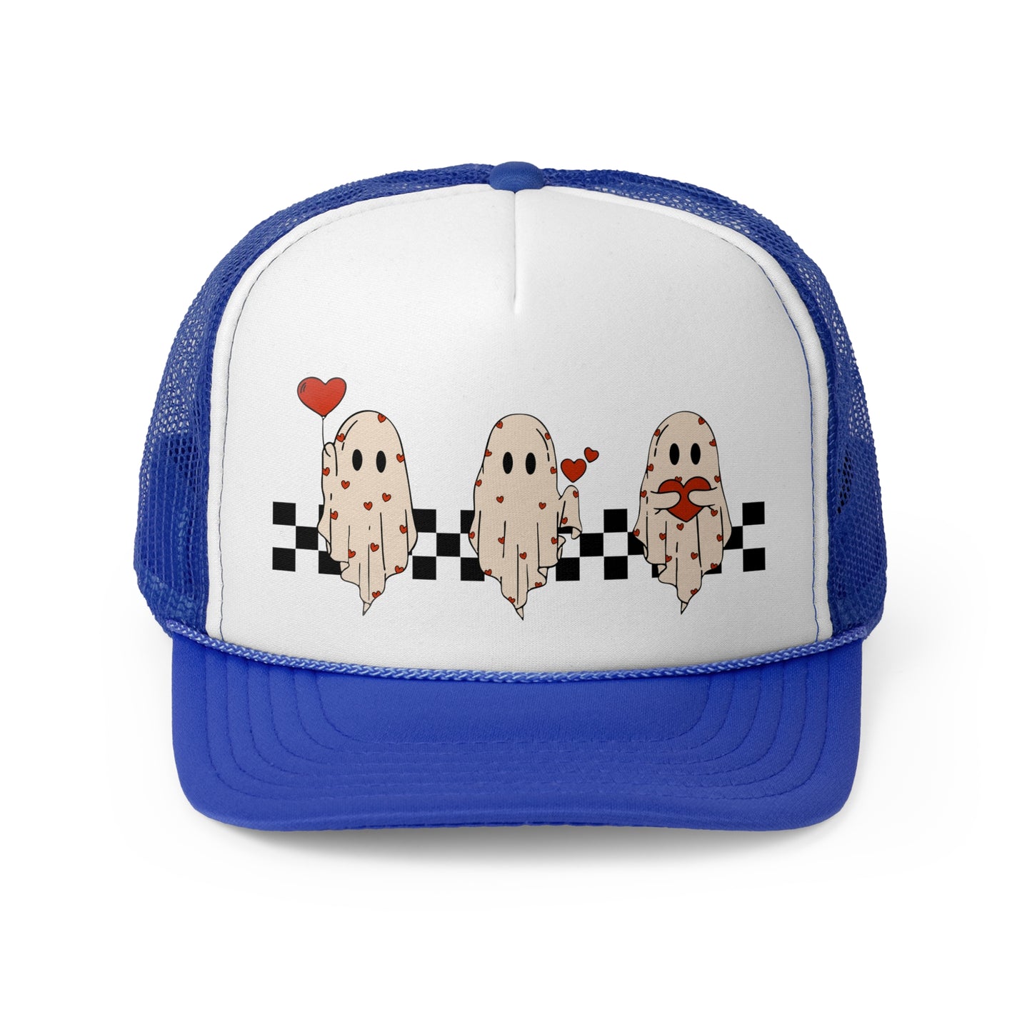 Valentines Ghost Trucker Caps