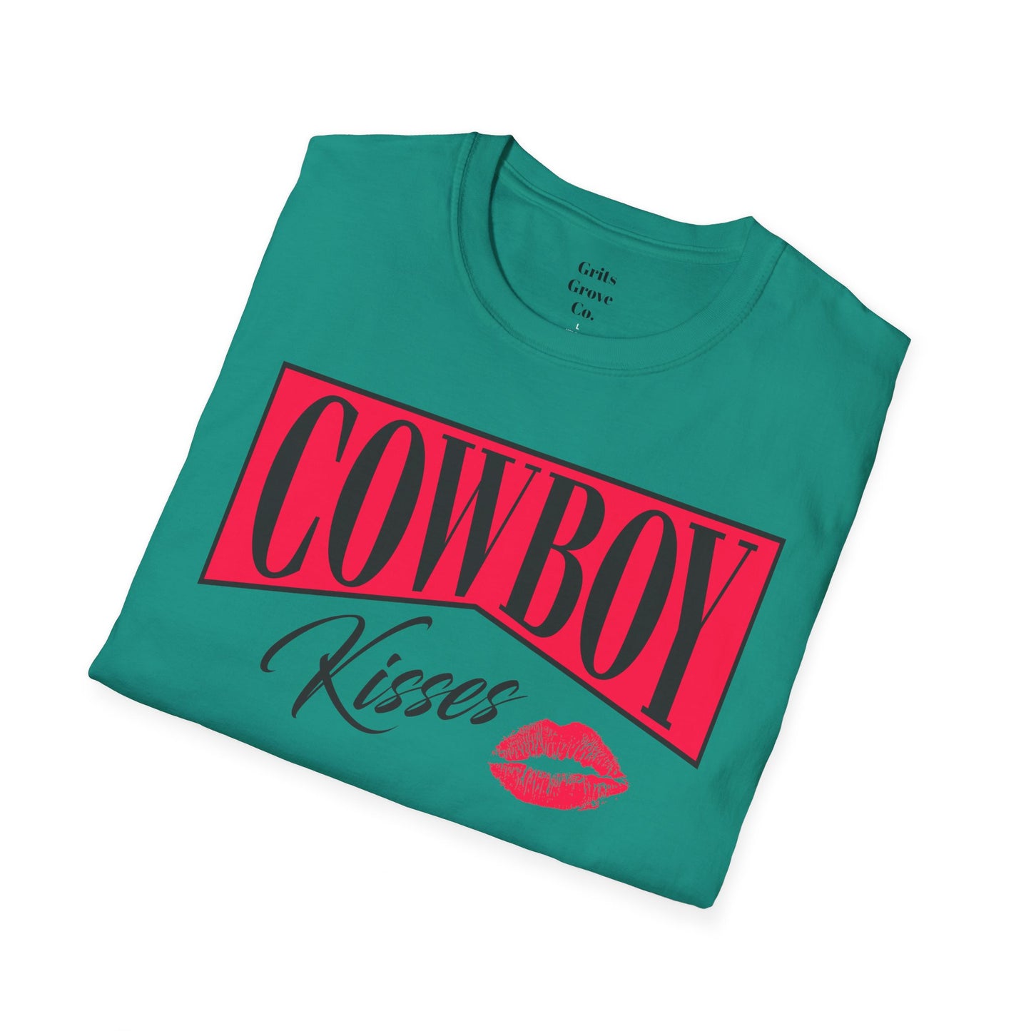 Cowboy Kisses No Grunge Unisex Softstyle T-Shirt