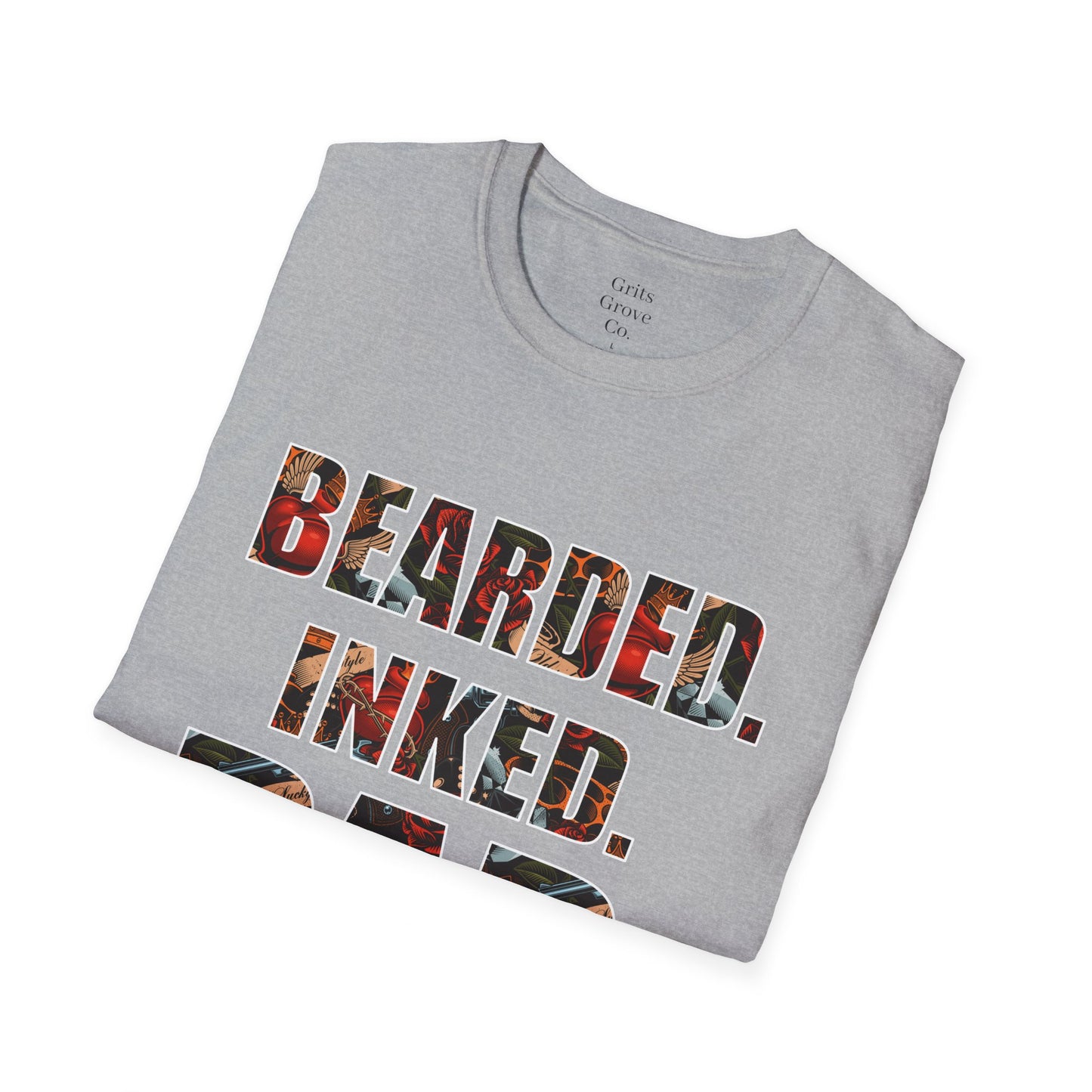 Bearded Inked Unisex Softstyle T-Shirt