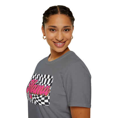 Checkered Mams Unisex Softstyle T-Shirt