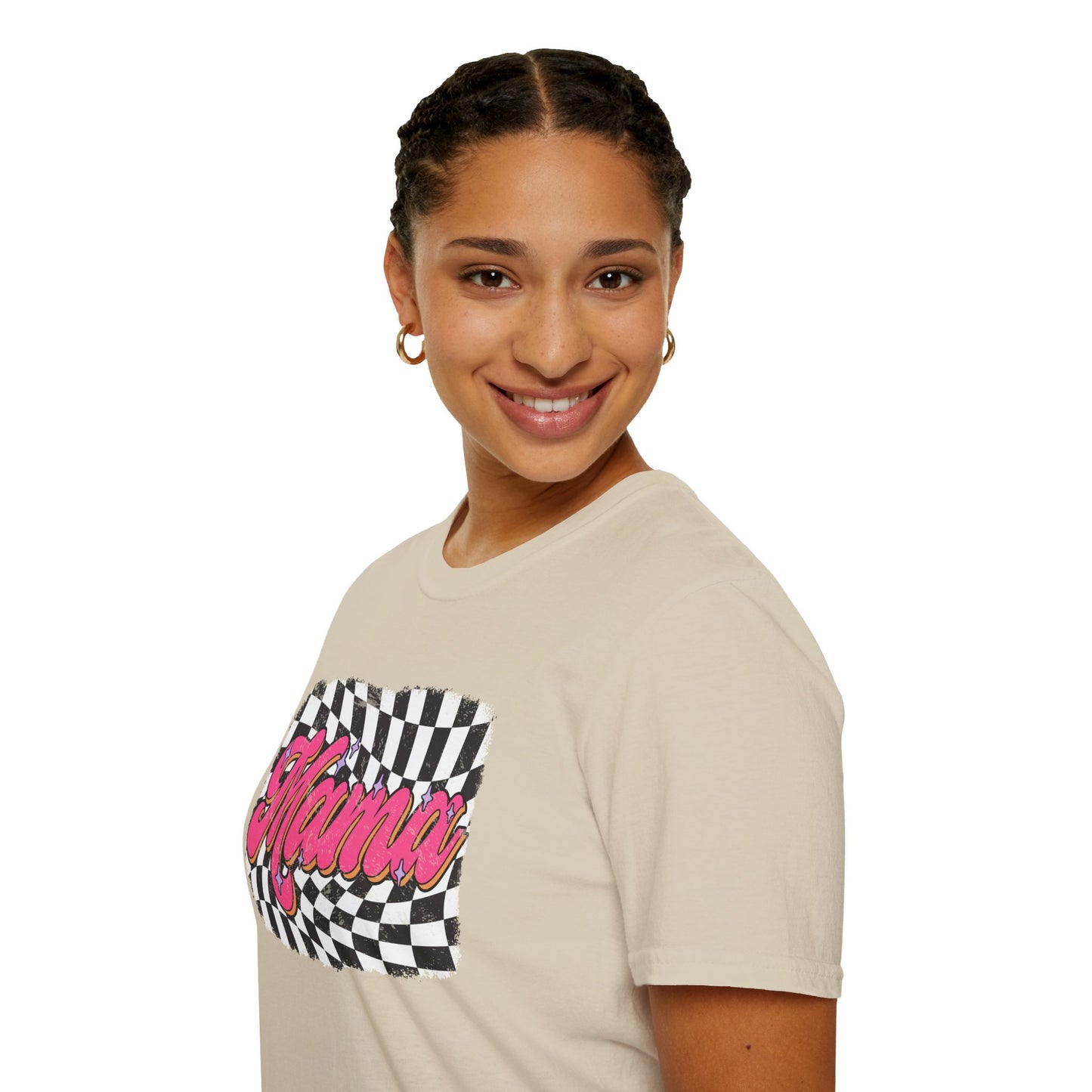 Checkered Mams Unisex Softstyle T-Shirt