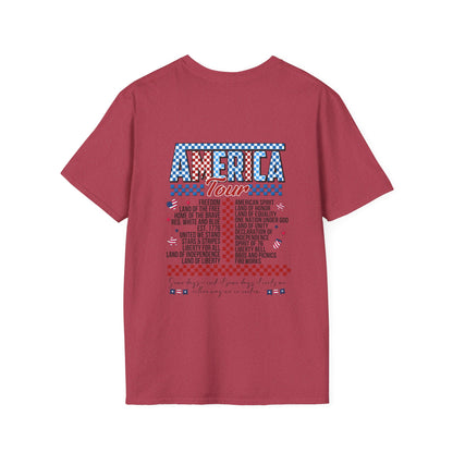 America Tour Unisex Softstyle T-Shirt