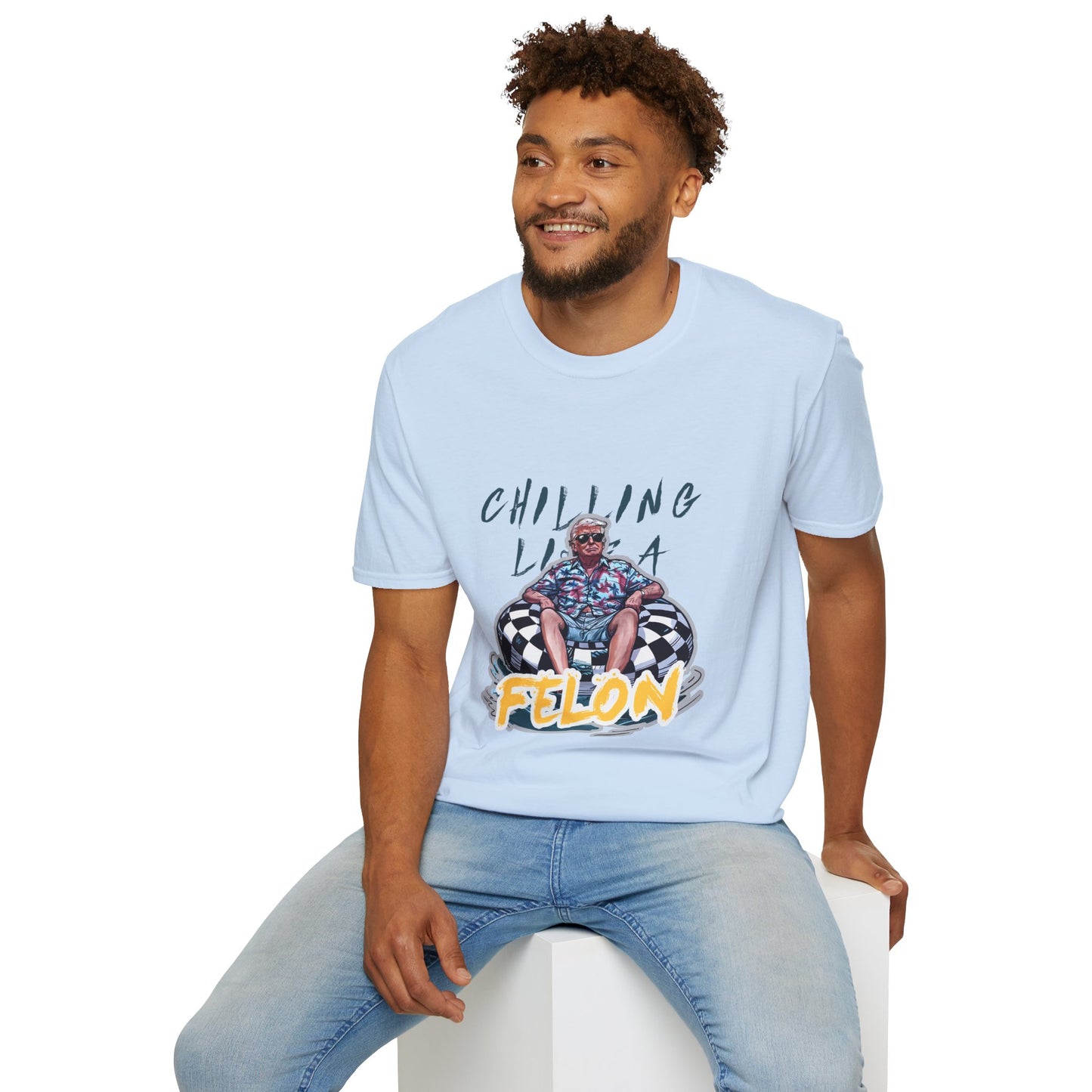 Chillin Like a Felon Unisex Softstyle T-Shirt