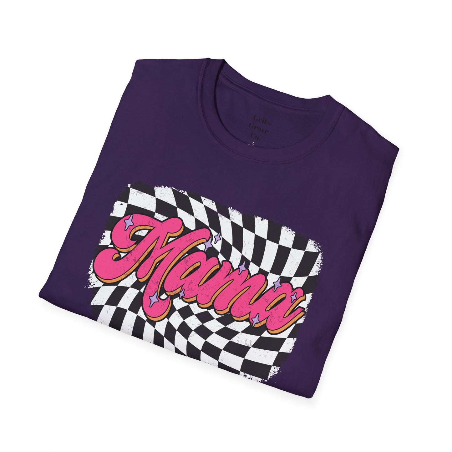 Checkered Mams Unisex Softstyle T-Shirt