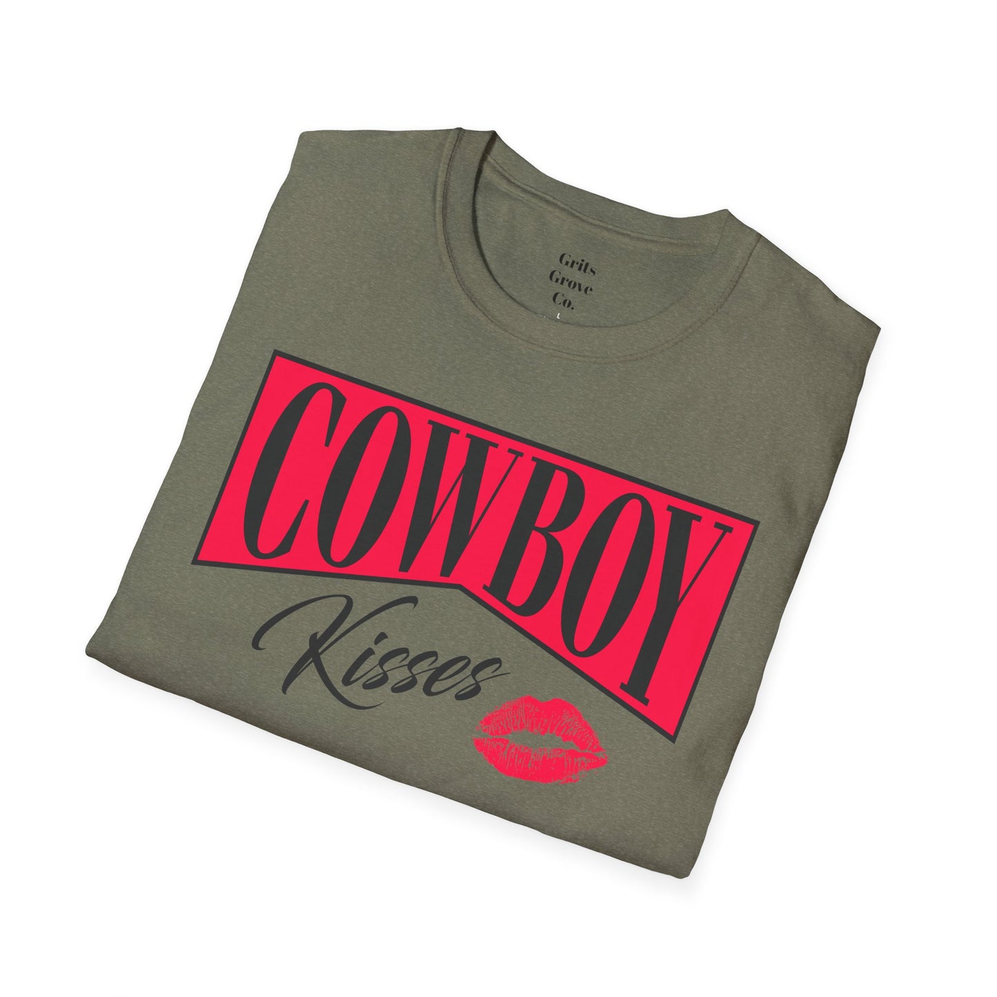 Cowboy Kisses No Grunge Unisex Softstyle T-Shirt