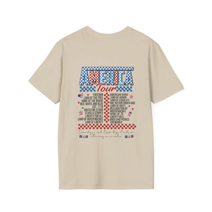 America Tour Unisex Softstyle T-Shirt