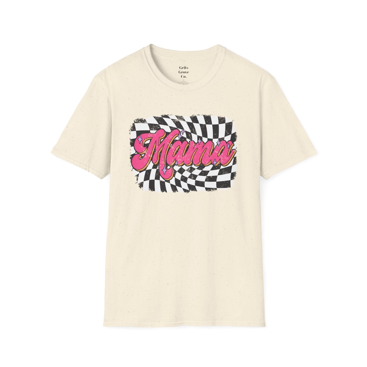 Checkered Mams Unisex Softstyle T-Shirt