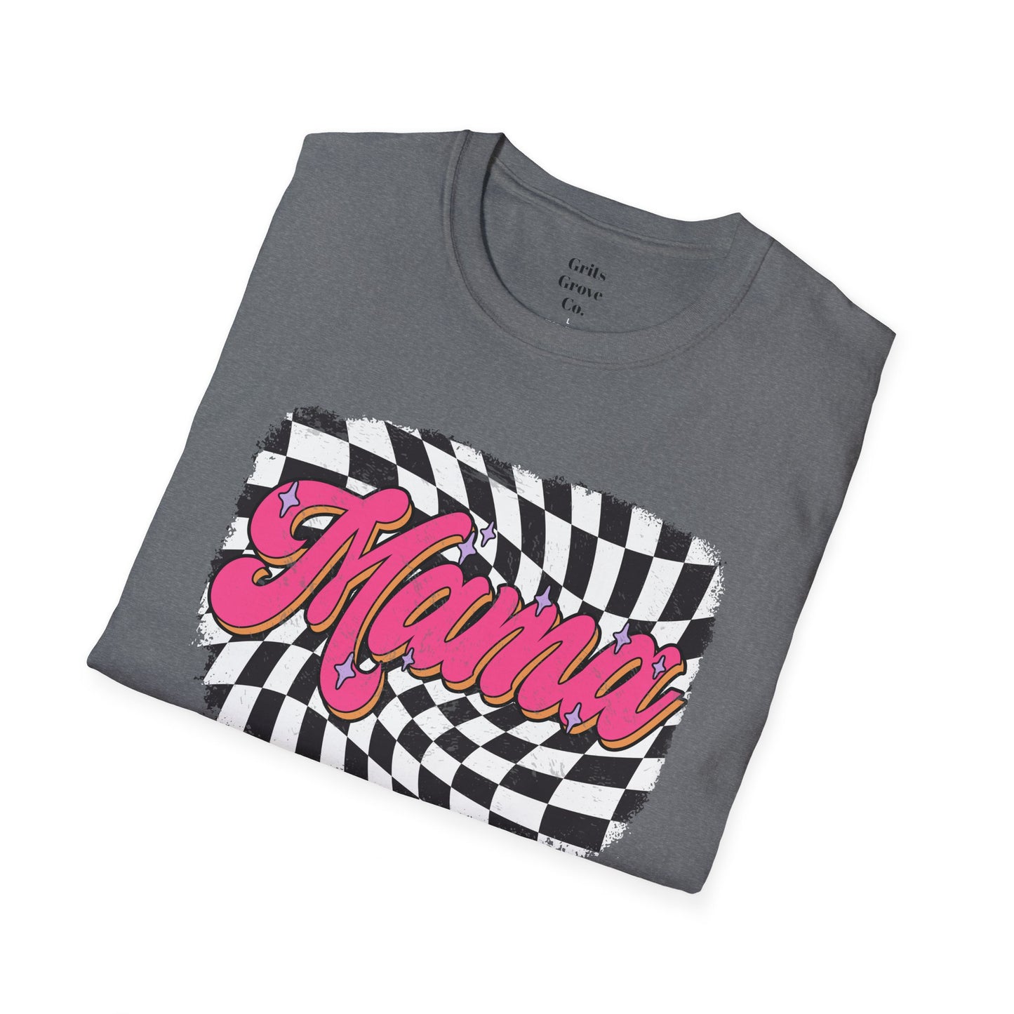 Checkered Mams Unisex Softstyle T-Shirt