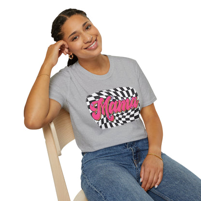 Checkered Mams Unisex Softstyle T-Shirt