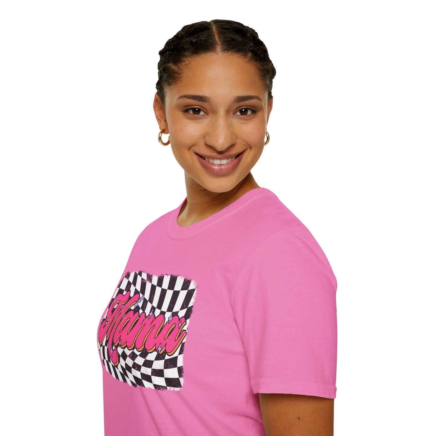 Checkered Mams Unisex Softstyle T-Shirt