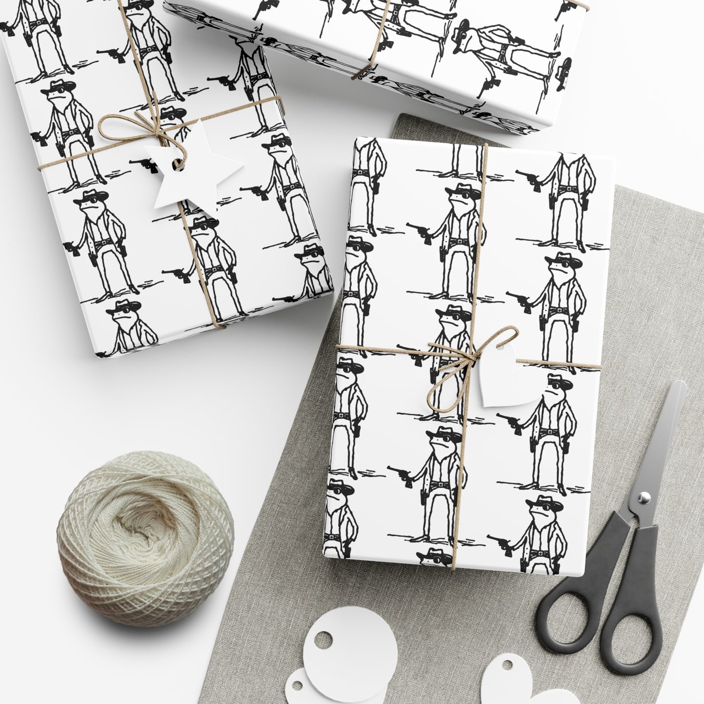 Froggy Gift Wrap Papers