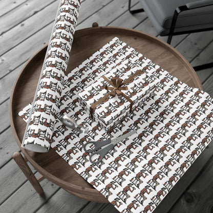 Drinking Skeleton Gift Wrap Papers