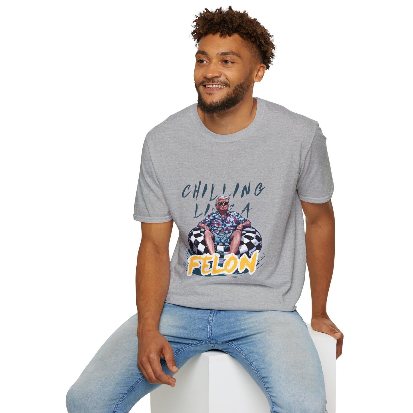 Chillin Like a Felon Unisex Softstyle T-Shirt