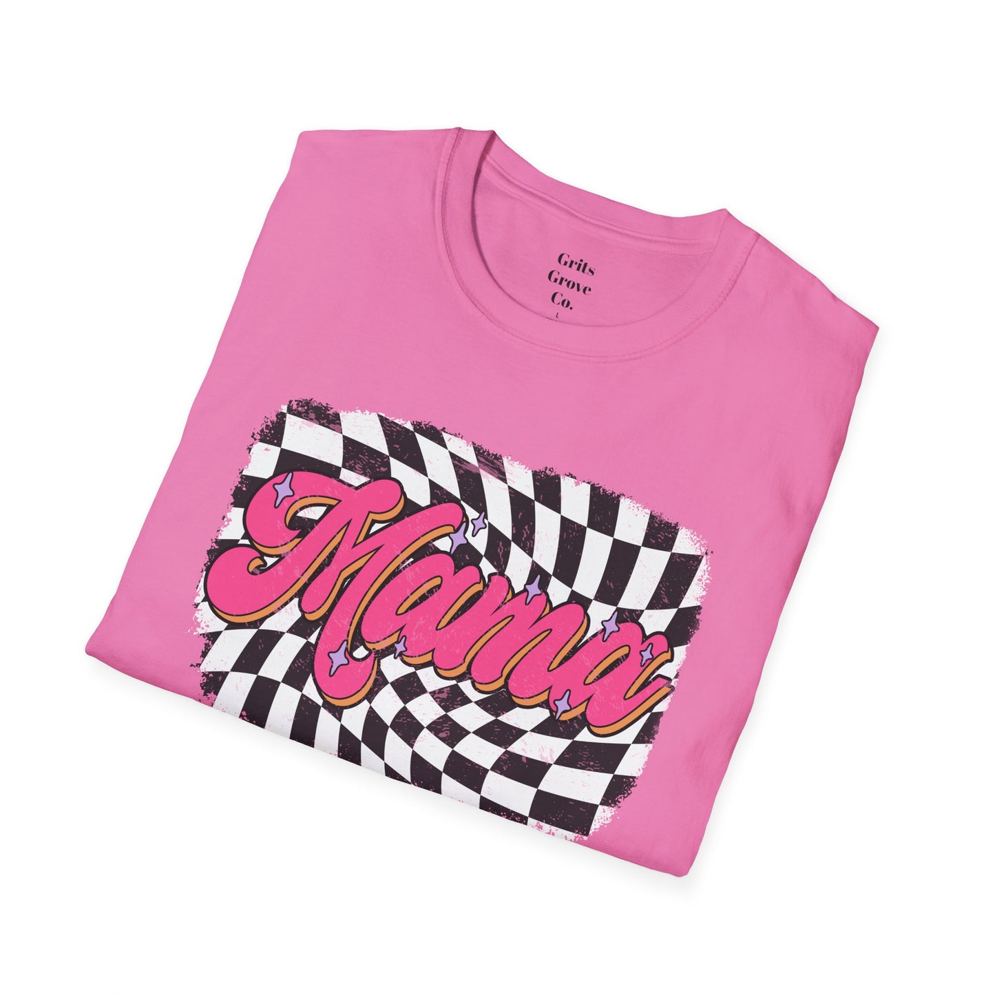 Checkered Mams Unisex Softstyle T-Shirt