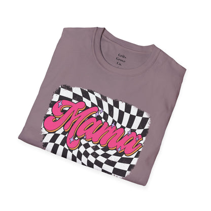 Checkered Mams Unisex Softstyle T-Shirt