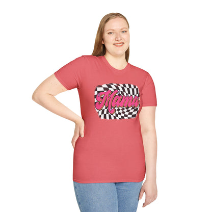 Checkered Mams Unisex Softstyle T-Shirt