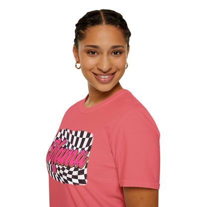 Checkered Mams Unisex Softstyle T-Shirt