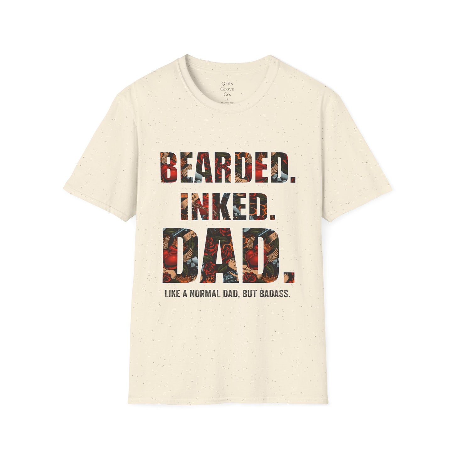 Bearded Inked Unisex Softstyle T-Shirt