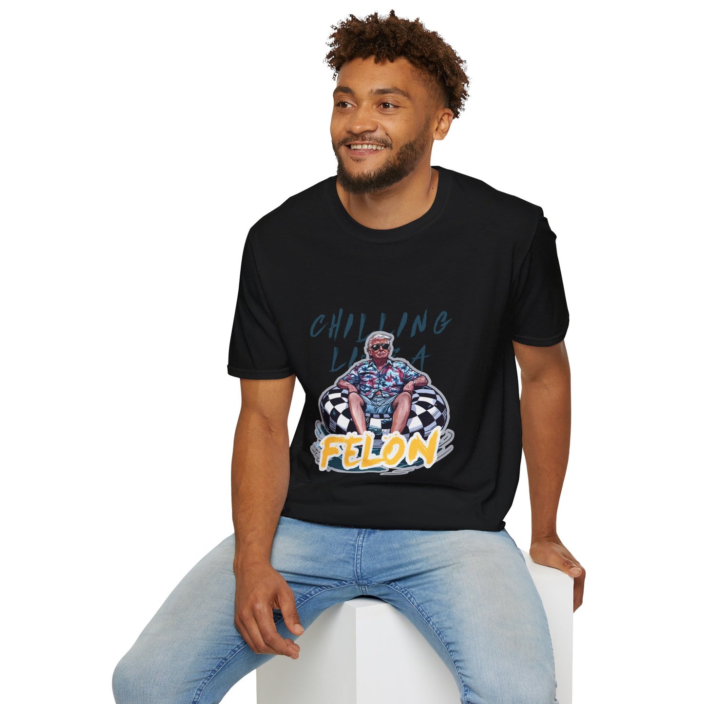 Chillin Like a Felon Unisex Softstyle T-Shirt