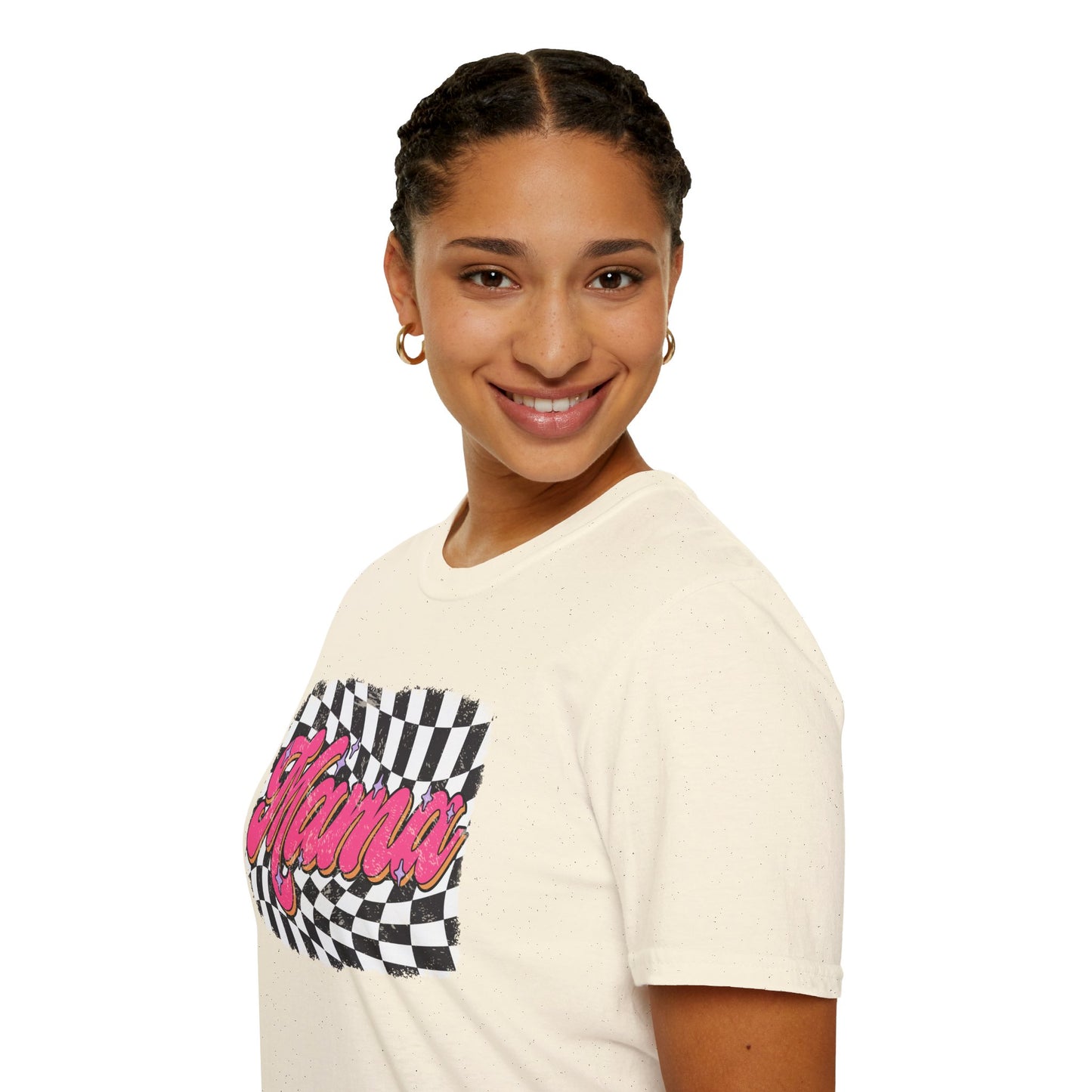 Checkered Mams Unisex Softstyle T-Shirt