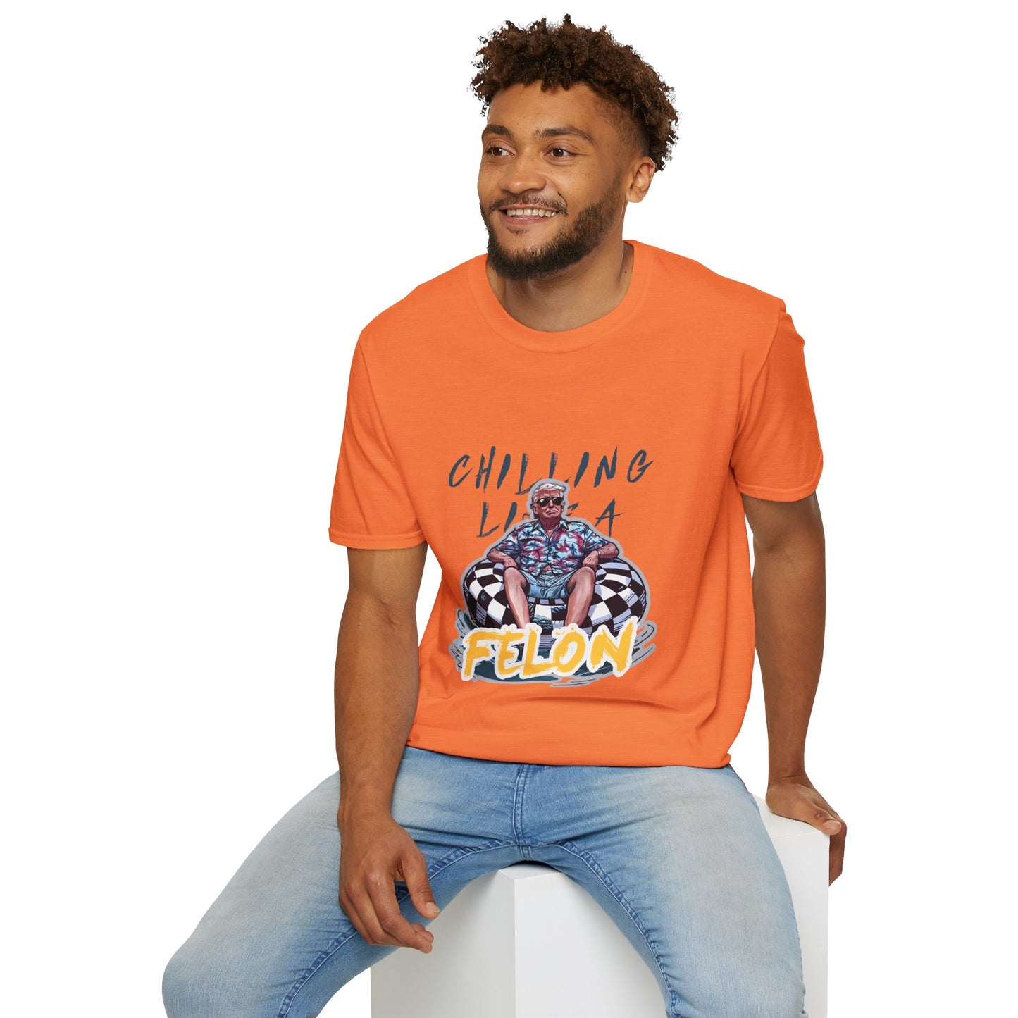 Chillin Like a Felon Unisex Softstyle T-Shirt