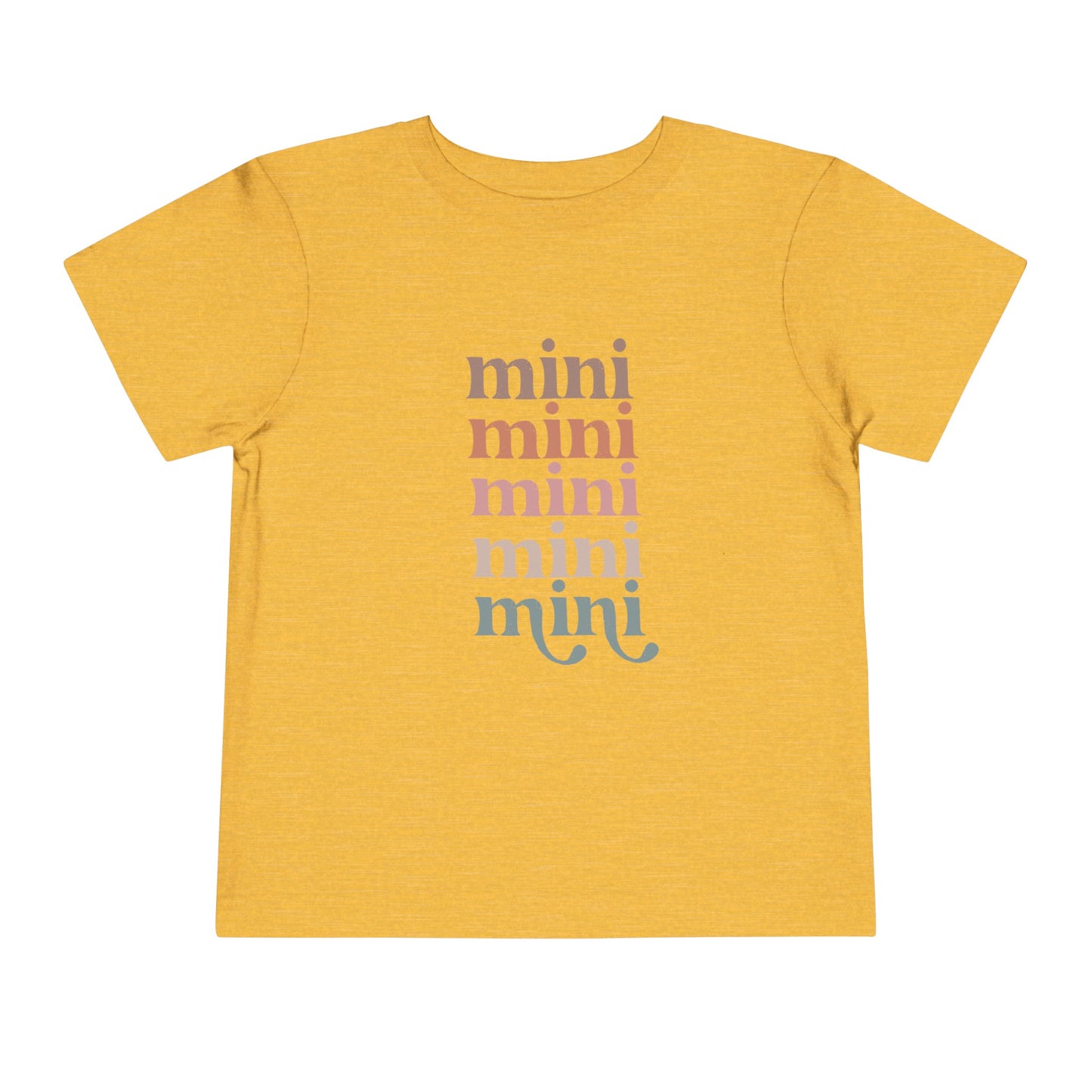 Mini Stacked Toddler Short Sleeve Tee