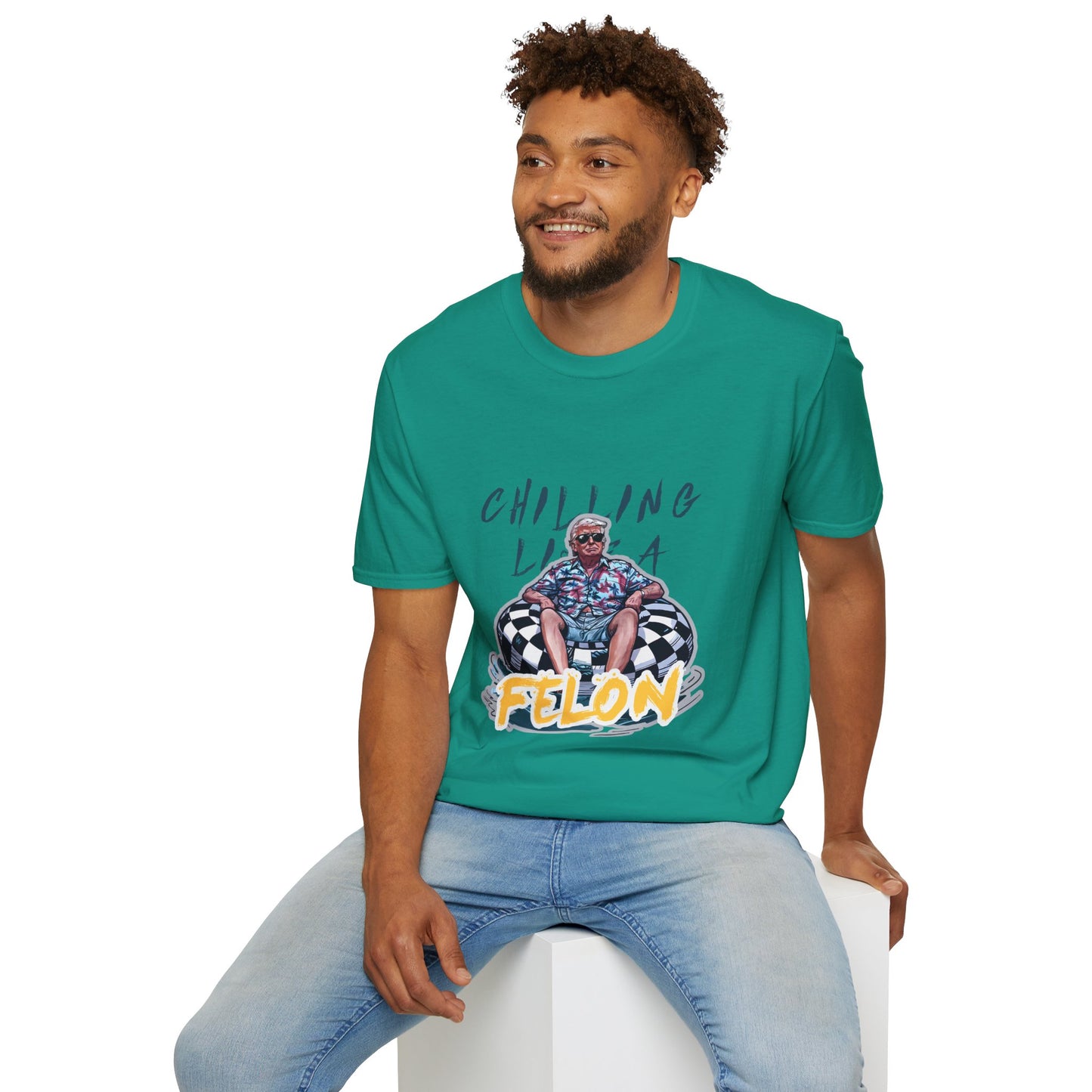 Chillin Like a Felon Unisex Softstyle T-Shirt