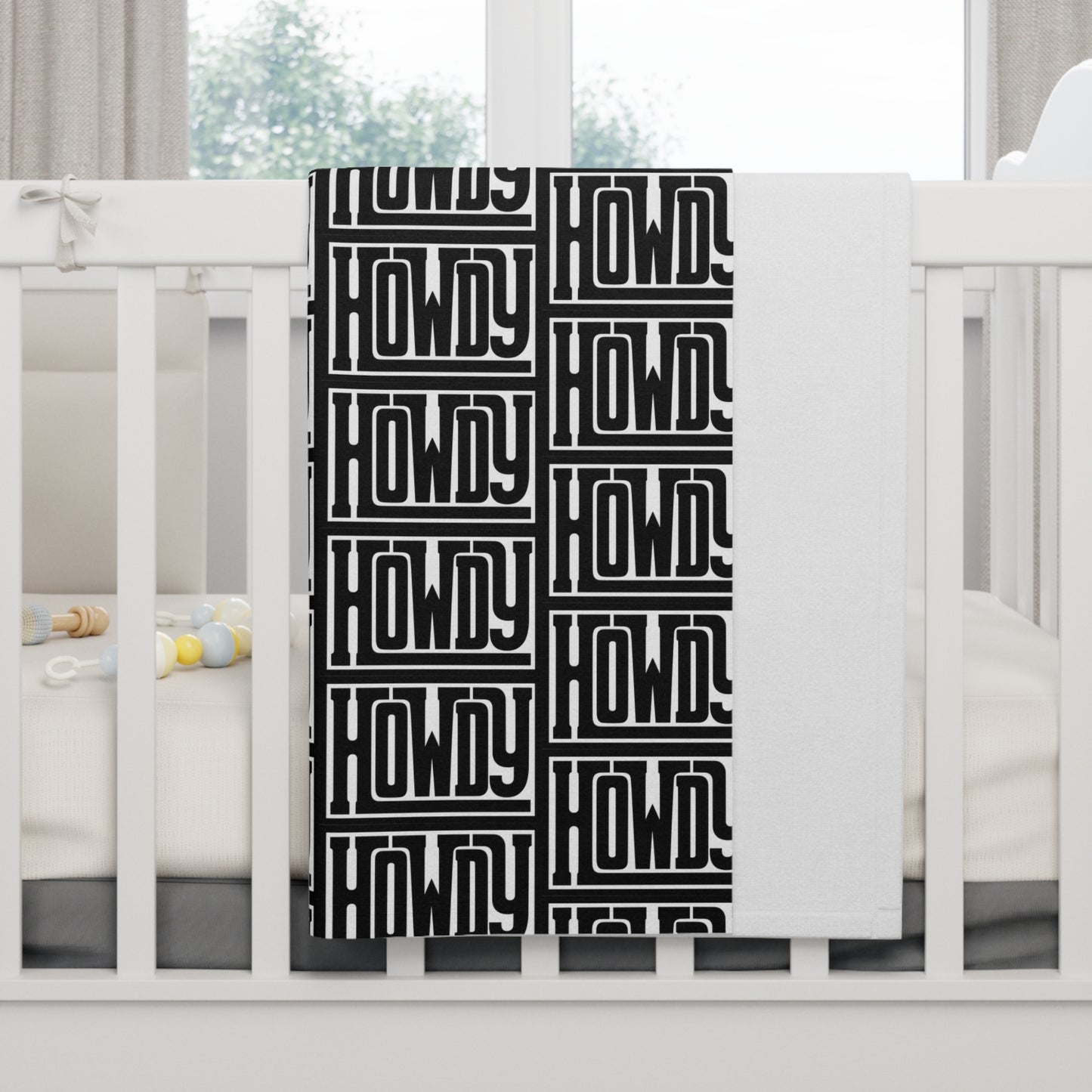 Howdy Soft Fleece Baby Blanket