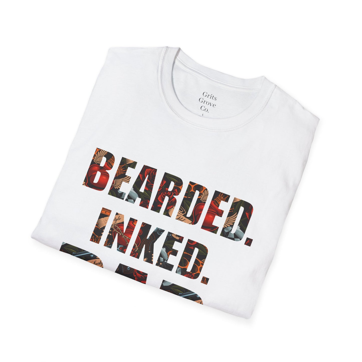 Bearded Inked Unisex Softstyle T-Shirt