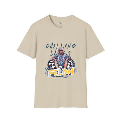 Chillin Like a Felon Unisex Softstyle T-Shirt