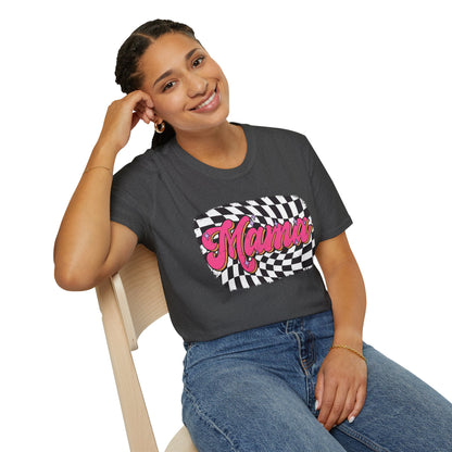 Checkered Mams Unisex Softstyle T-Shirt