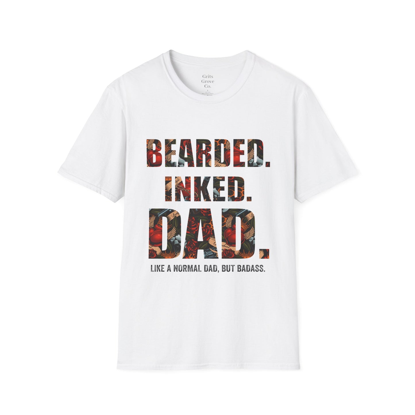 Bearded Inked Unisex Softstyle T-Shirt