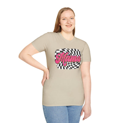 Checkered Mams Unisex Softstyle T-Shirt