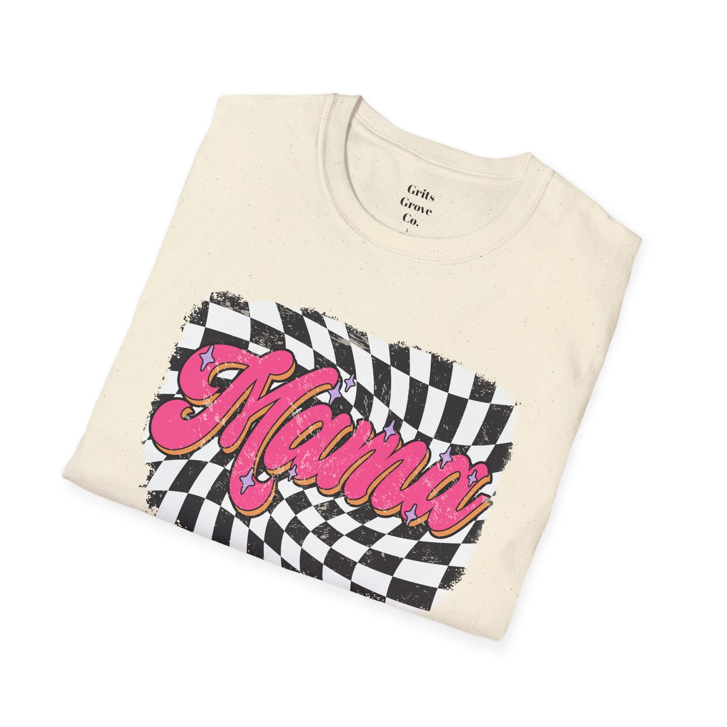 Checkered Mams Unisex Softstyle T-Shirt