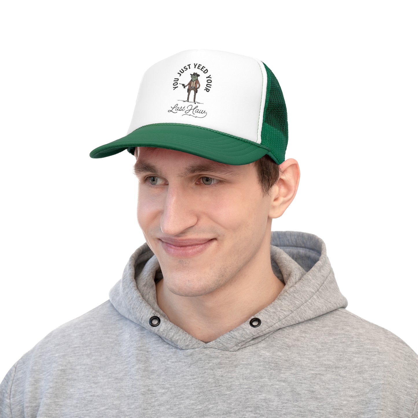 Yeed Your Last Haw Frog Trucker Cap