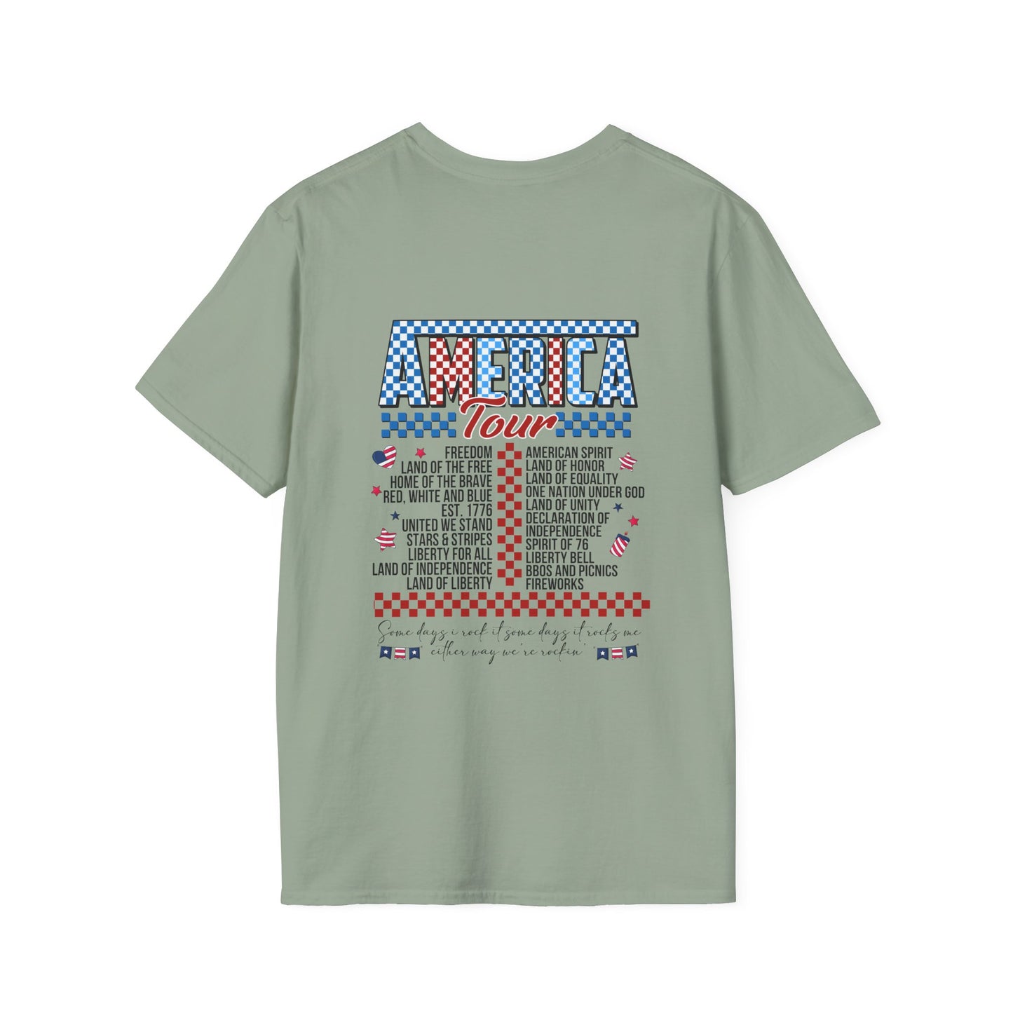 America Tour Unisex Softstyle T-Shirt