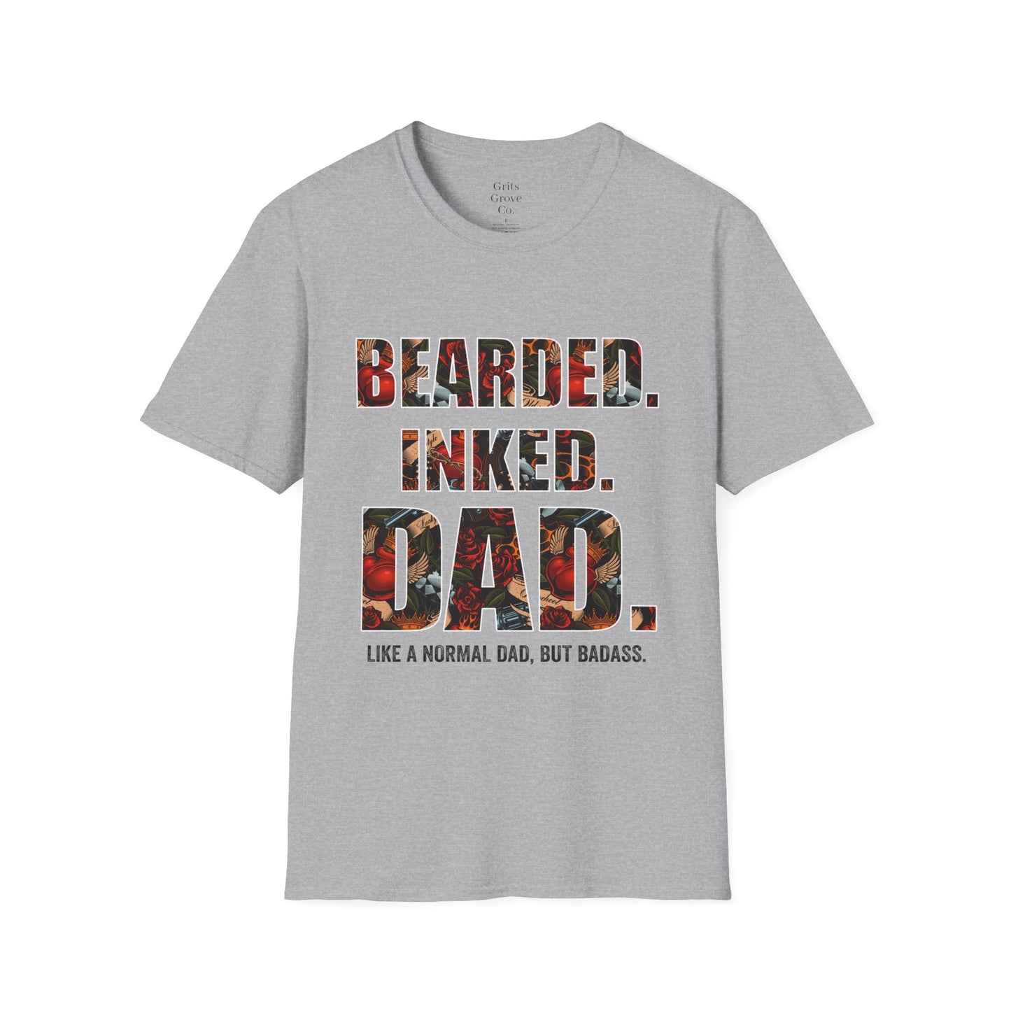 Bearded Inked Unisex Softstyle T-Shirt