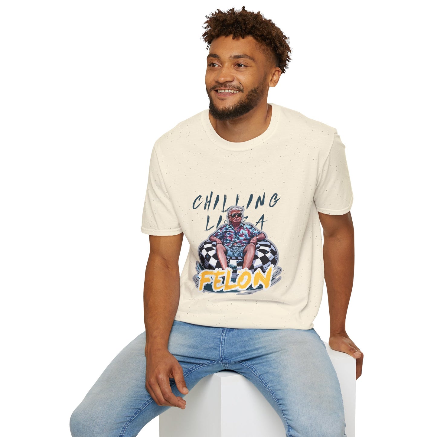 Chillin Like a Felon Unisex Softstyle T-Shirt