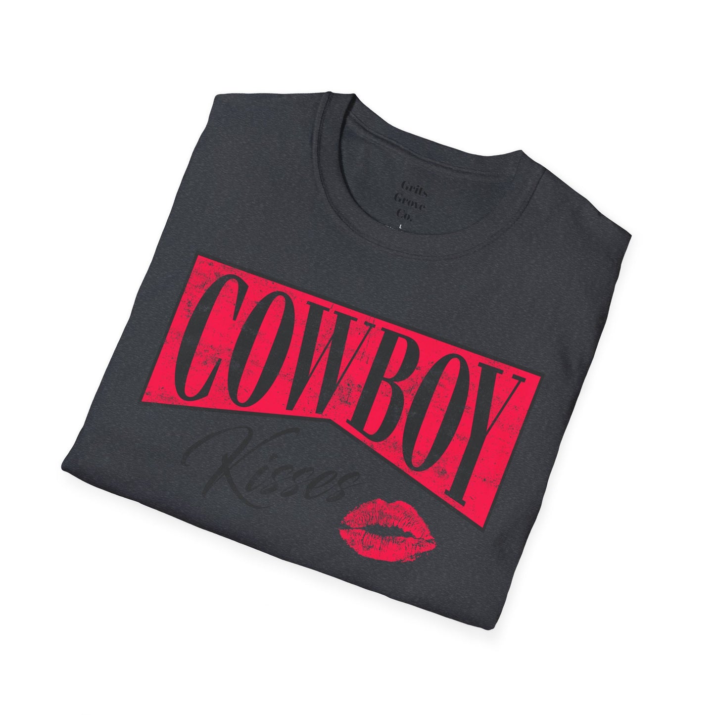 Cowboy Kisses Grunge Unisex Softstyle T-Shirt